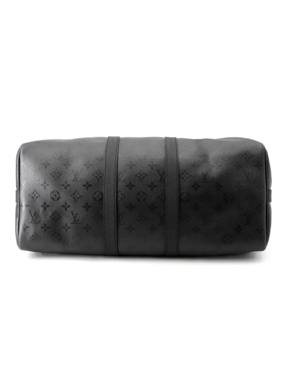 Louis Vuitton Boston Bag Monogram Midnight Keepall Bandouliere 45 Black 2-Way